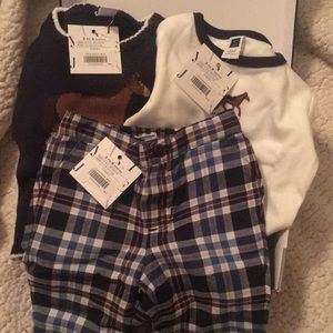 Three piece Janie and Jack outfit